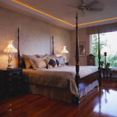 bed with roof